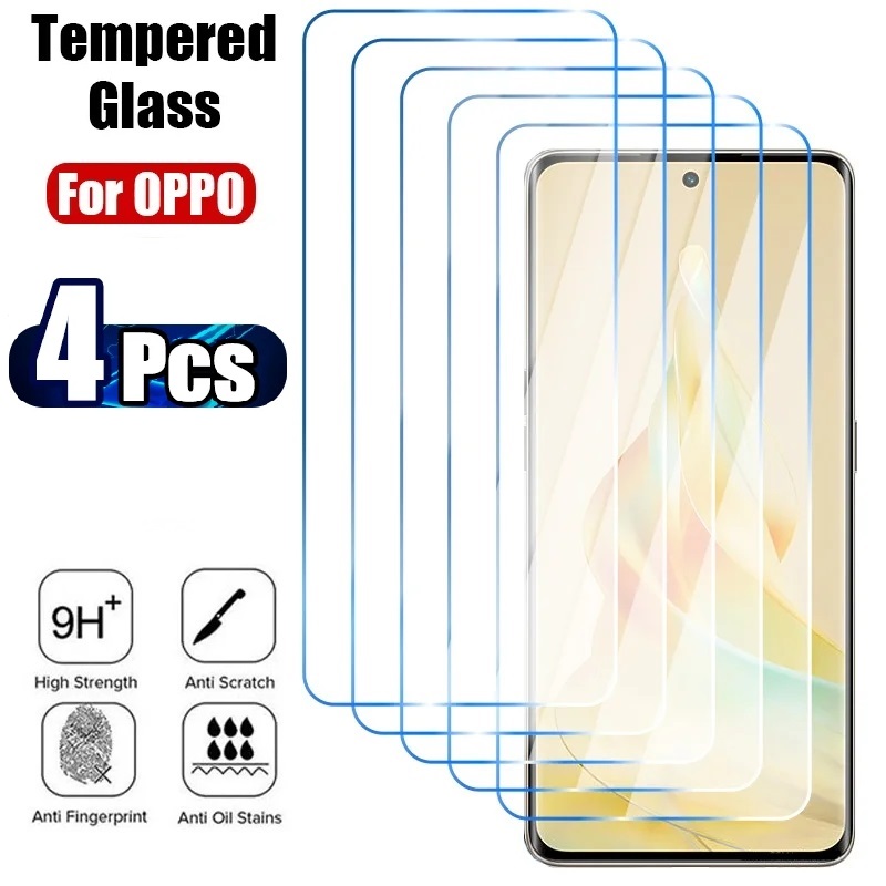 Oppo A78 - 4 pçs vidro temperado para oppo