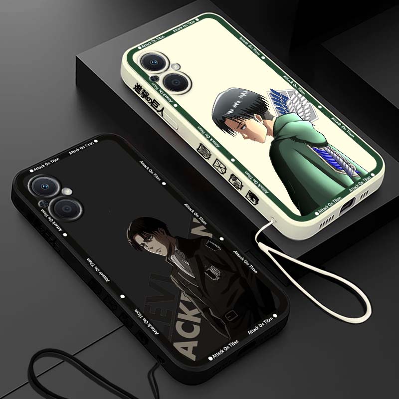 Oppo Reno 12 - Capa de Luxo Attack On Titan