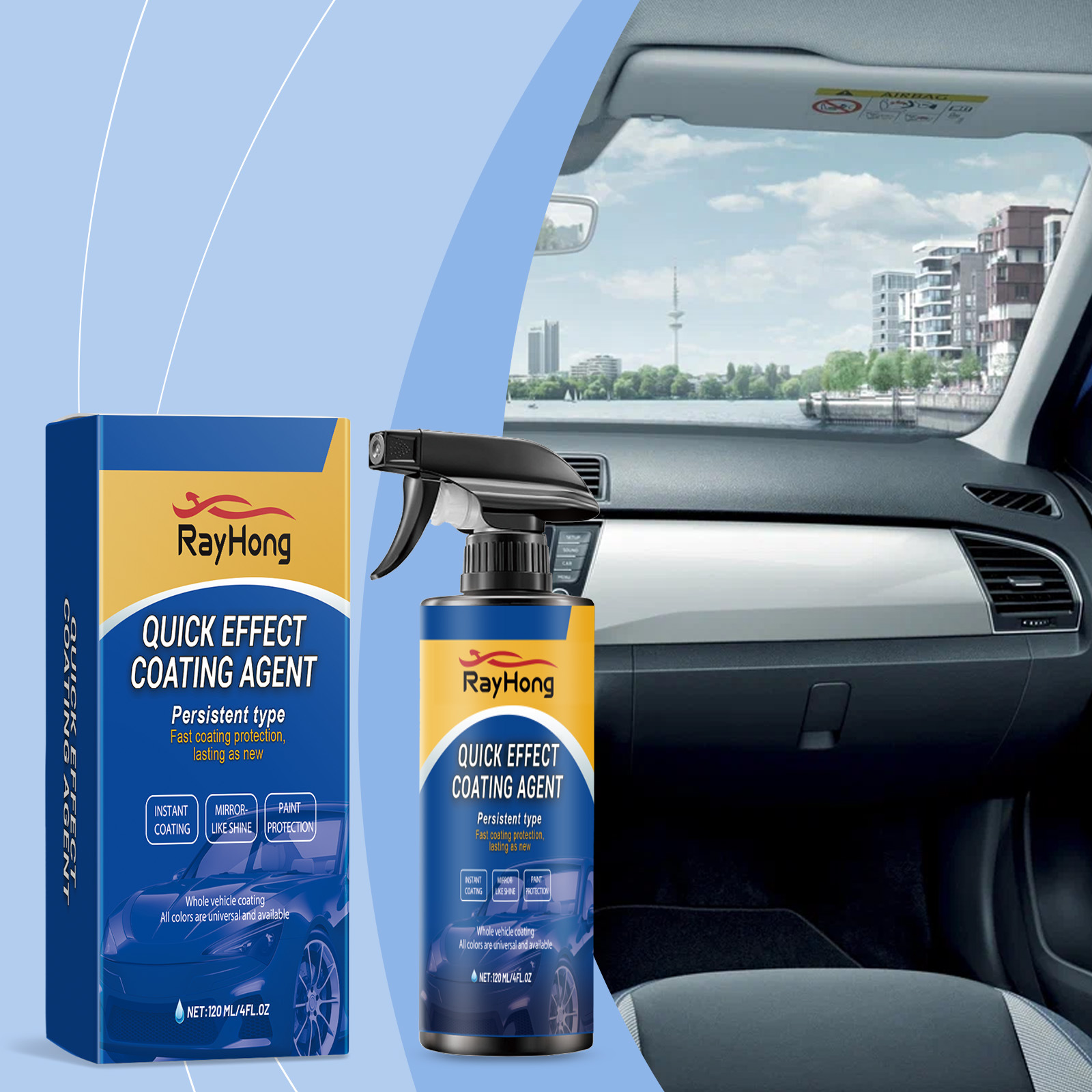 Nano Liquid Coating - Spray de Revestimento Cerâmico para Carros,