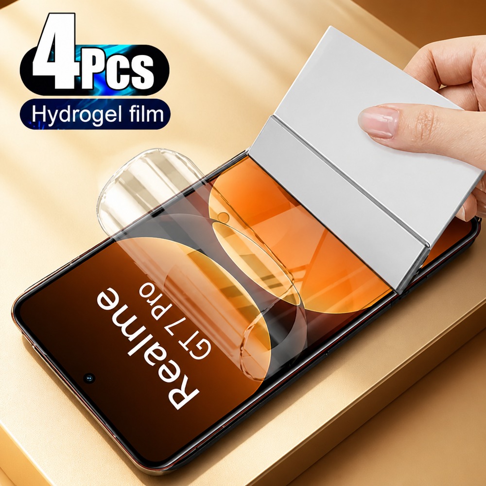 Realme Gt 6 - Película de Hidrogel (4 Peças) para