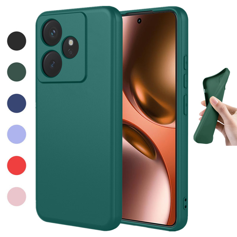 Realme Gt 6 - Capa Flexível de Silicone Líquido para