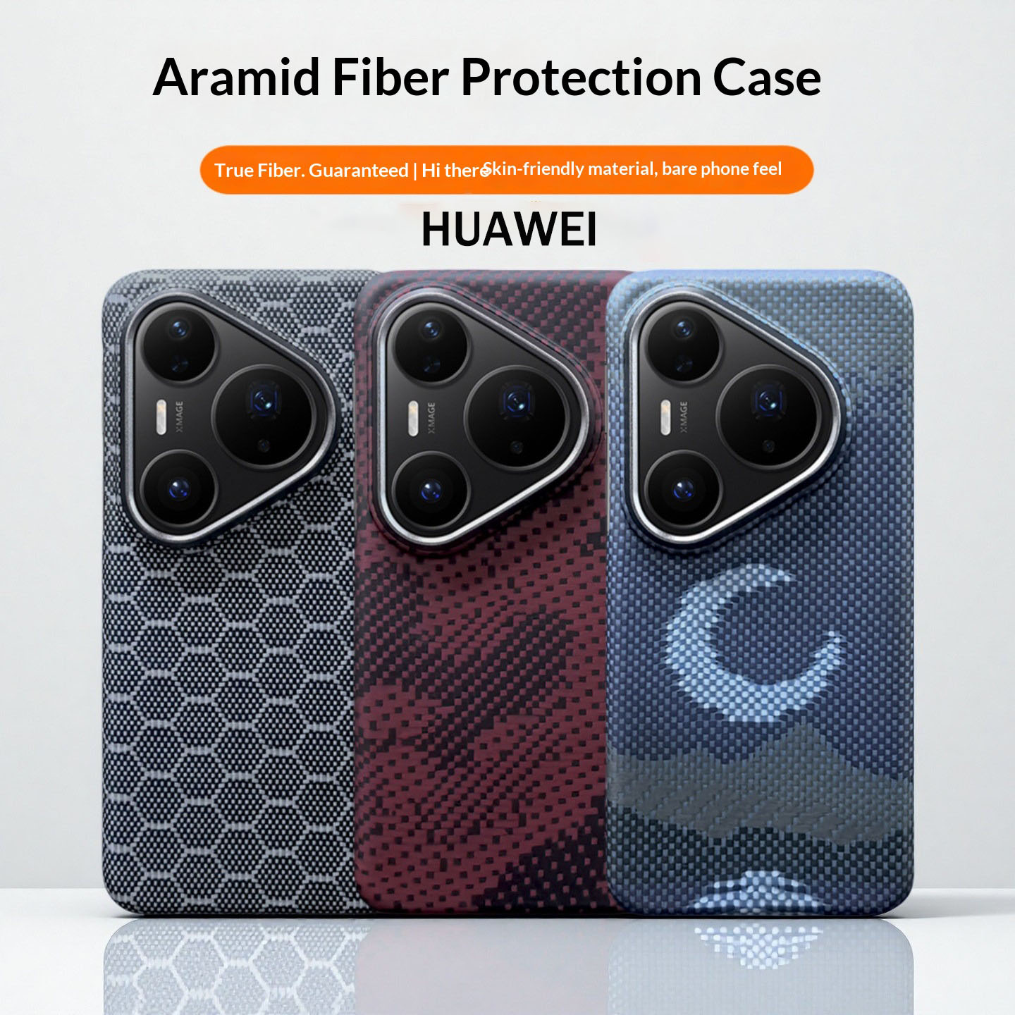 Huawei Pura 70 - Capa 100% Original de Kevlar para
