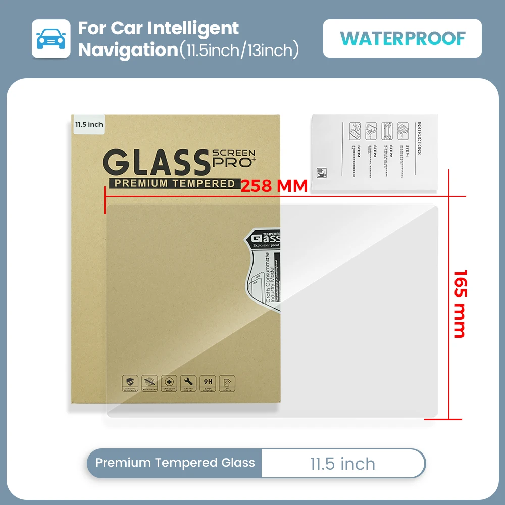Glass Protector Auto - Película protetora adesiva para 11,5 /