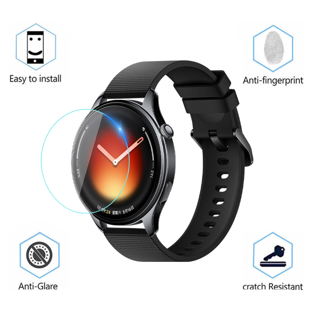 Vidro temperado para xiaomi wa - Smartwatch Screen Film avaliação e preço