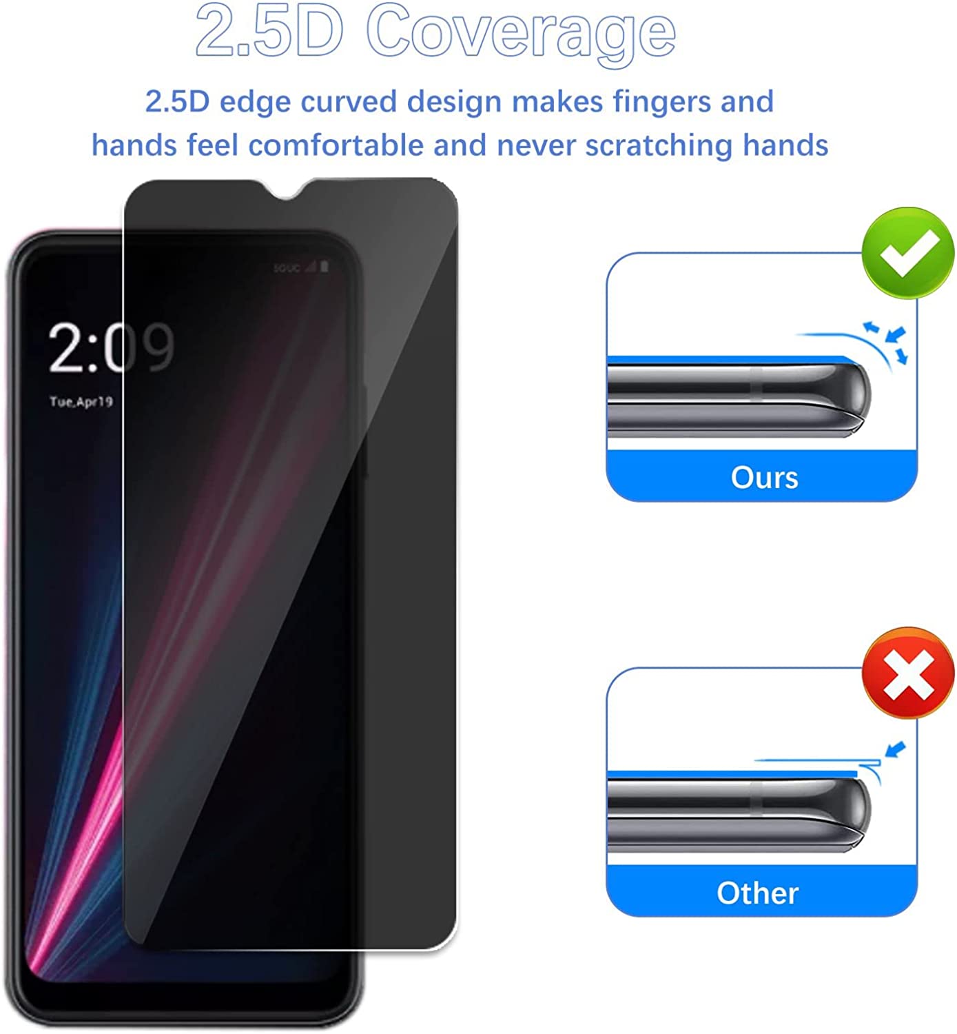Protetor de Tela para TCL 40 S - Privacy Filter 2Pack avaliação e preço