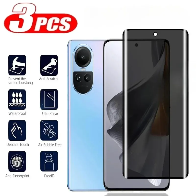 3 pçs protetor de tela 3d vidr - Oppo Reno 12 avaliação e preço