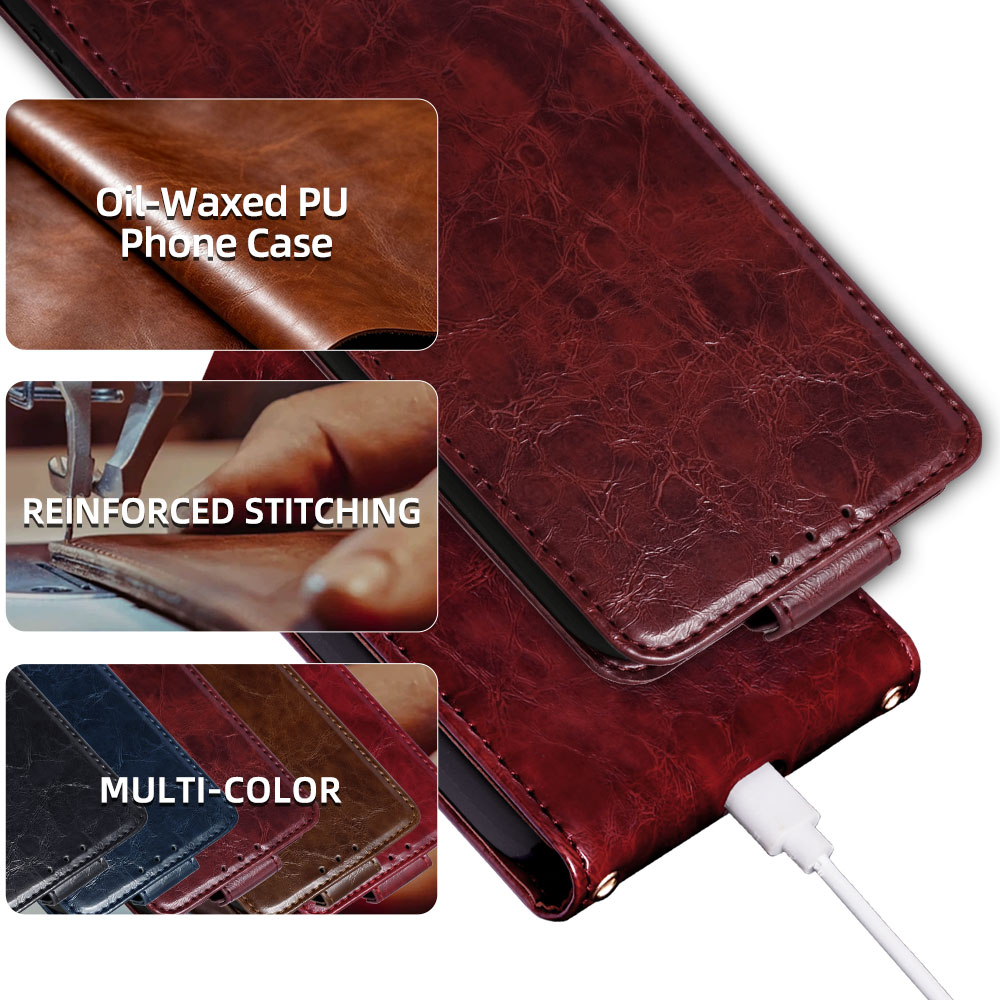 Capa de Couro Premium Antirris - Realme C67 avaliação e preço